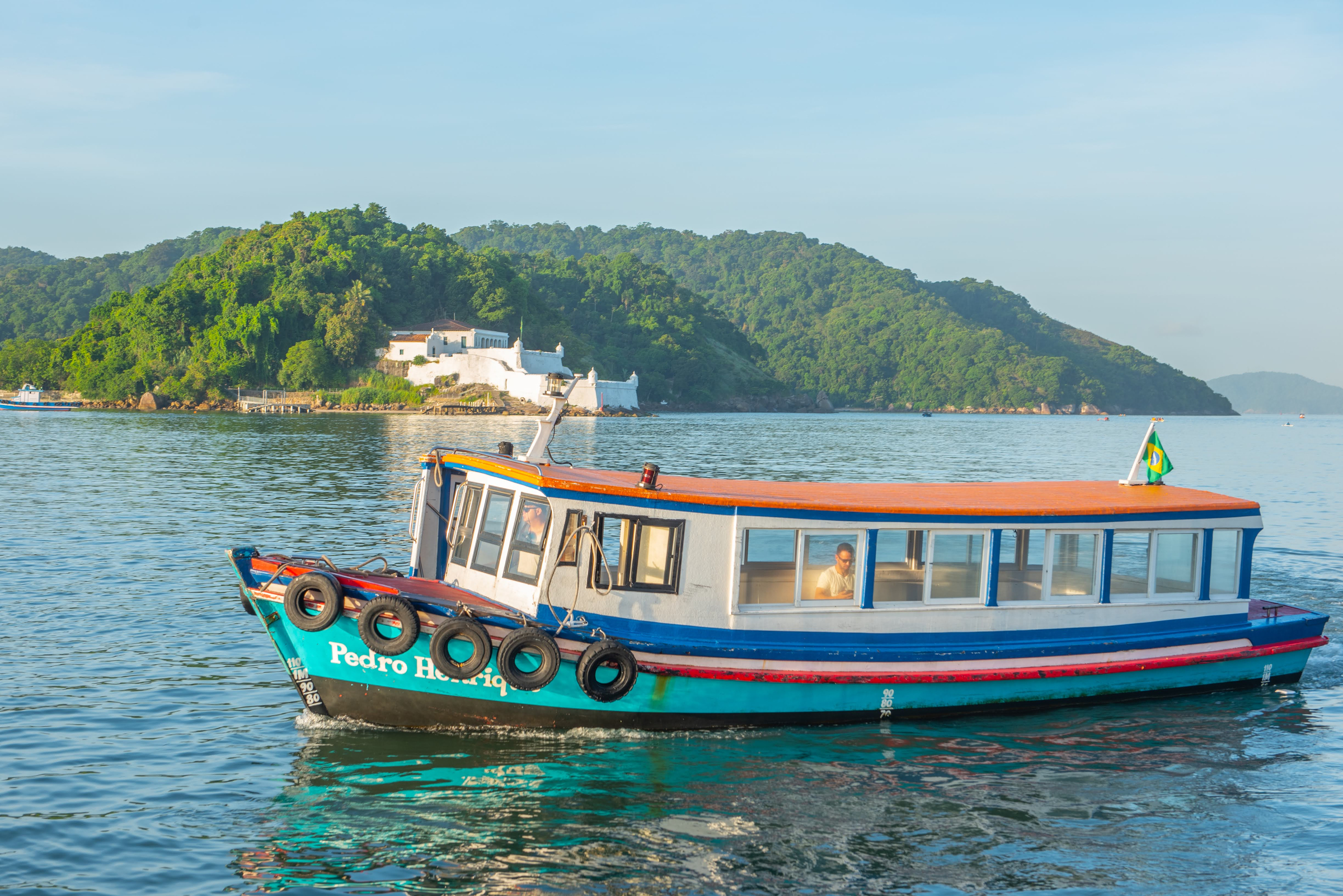 Pedro Henrique passenger vessel under way in the estuary